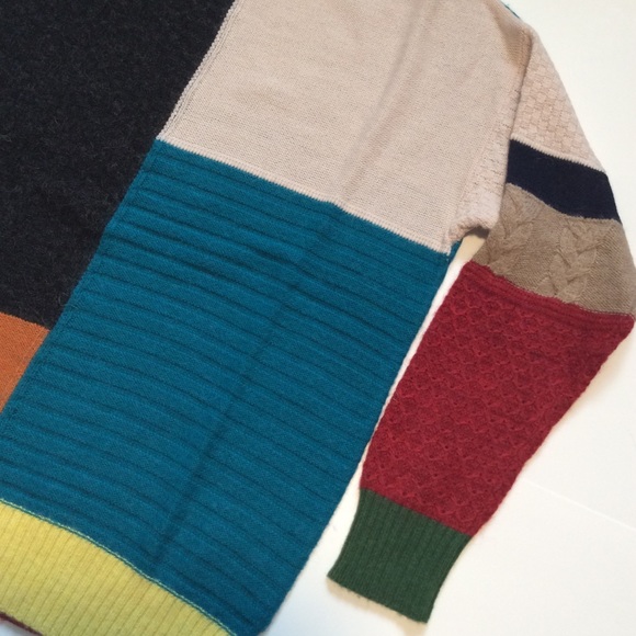 Love Moschino color block sweater size S/M - Picture 3 of 6